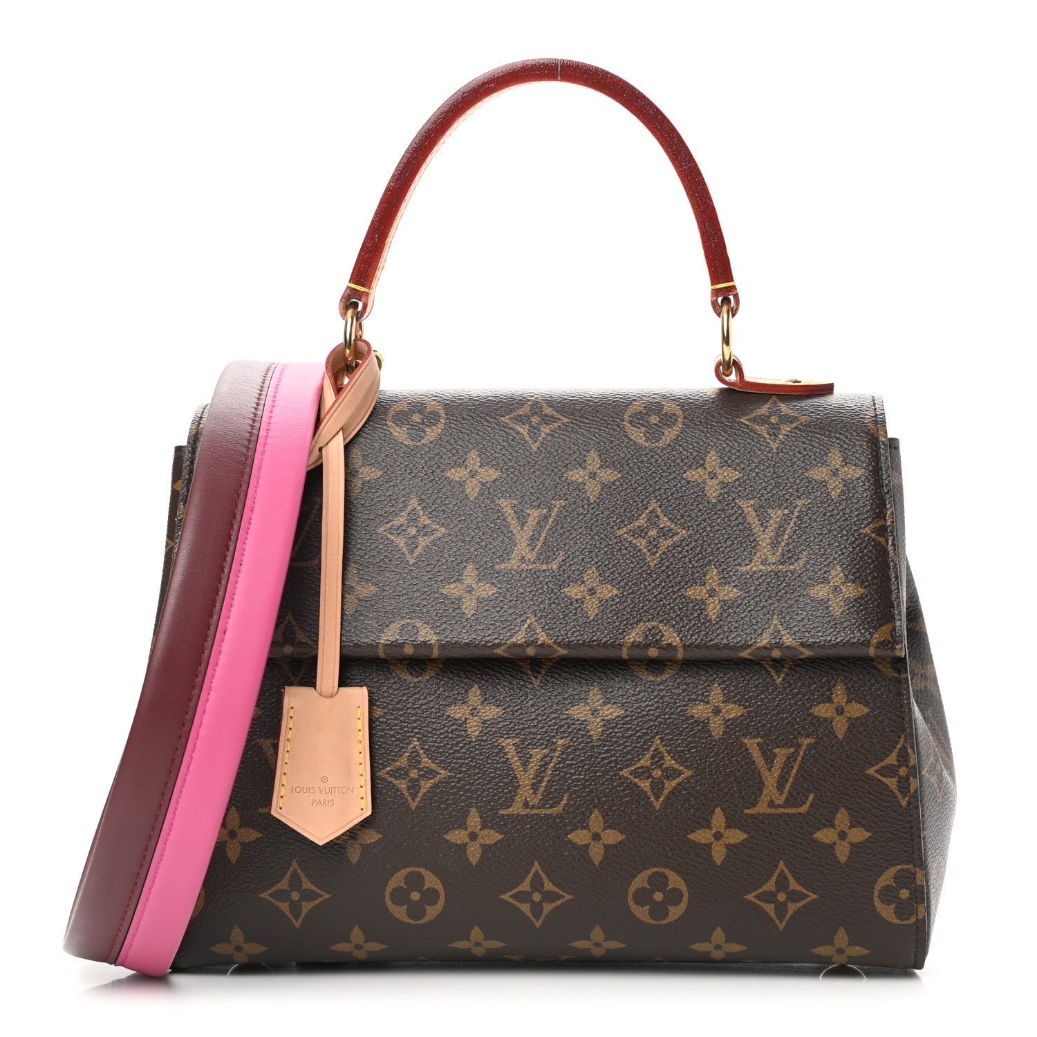 Louis Vuitton Monogram Cluny BB Bordeaux Fuchsia 1 of 10