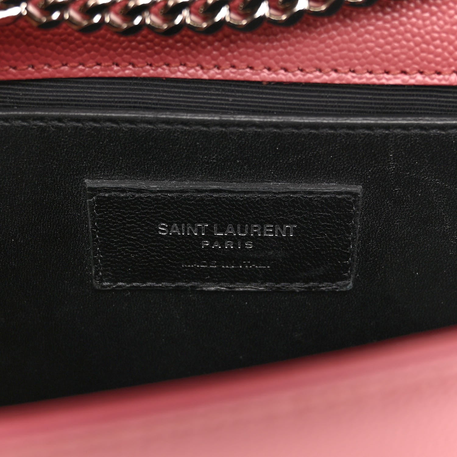 Saint Laurent Grain De Poudre Small Classic Monogram Kate Satchel Mystic Rose 6 of 10