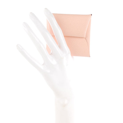 Hermes Epsom Bastia Coin Purse Rose Eglantine 2 of 7