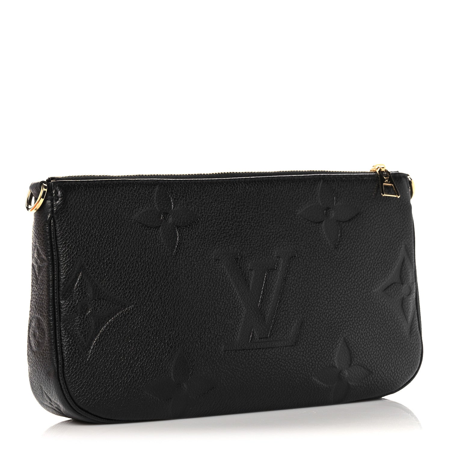 Louis Vuitton Empreinte Monogram Giant Multi Pochette Accessories Large Pochette Black 3 of 9