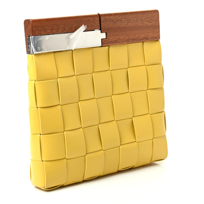 Bottega Veneta Nappa Intrecciato The Snap Clutch Acorn Gold 3 of 6
