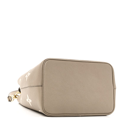 Louis Vuitton Empreinte Monogram Giant Neonoe MM Tourterelle Creme 5 of 11