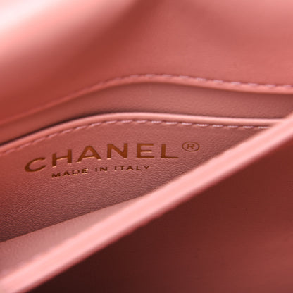 Chanel Calfskin Quilted Coco Lady Flap Dark Pink 6 of 11