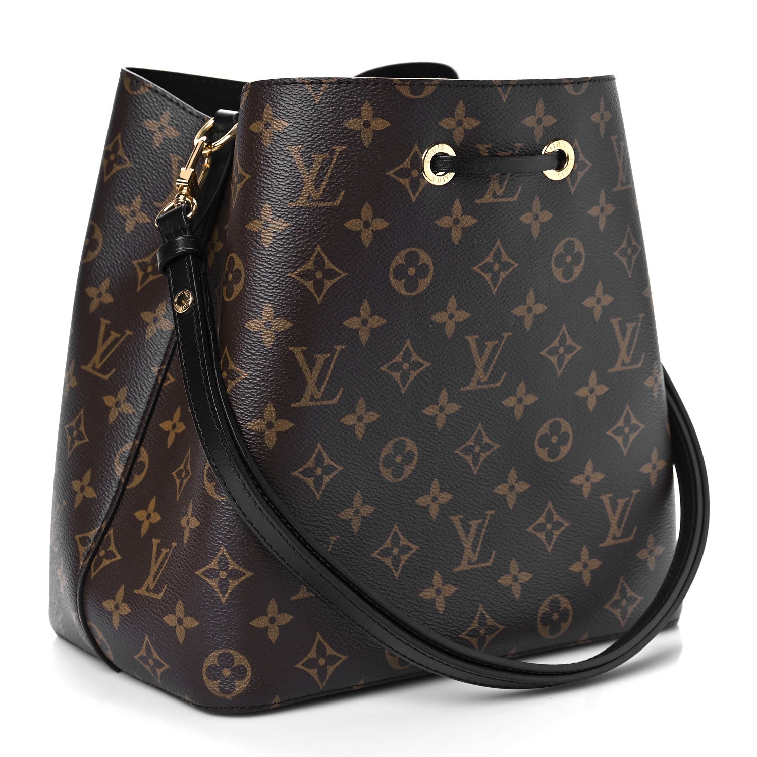 Louis Vuitton Monogram Neonoe MM Black 3 of 8