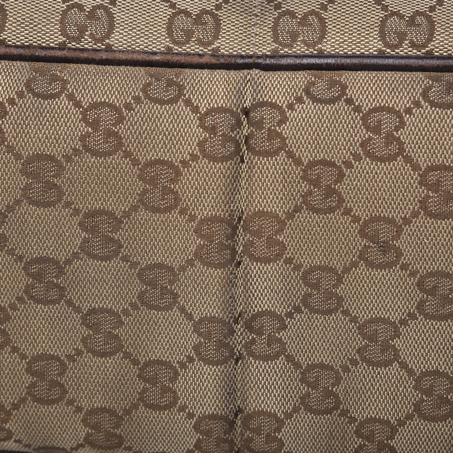 Monogram Natural Pigskin Large Diaper Bag Beige Ebony Cocoa Dark Chocolate