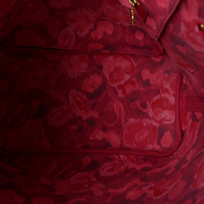 Louis Vuitton Monogram Articles de Voyage Ikat Neverfull MM Rose Indien 5 of 9