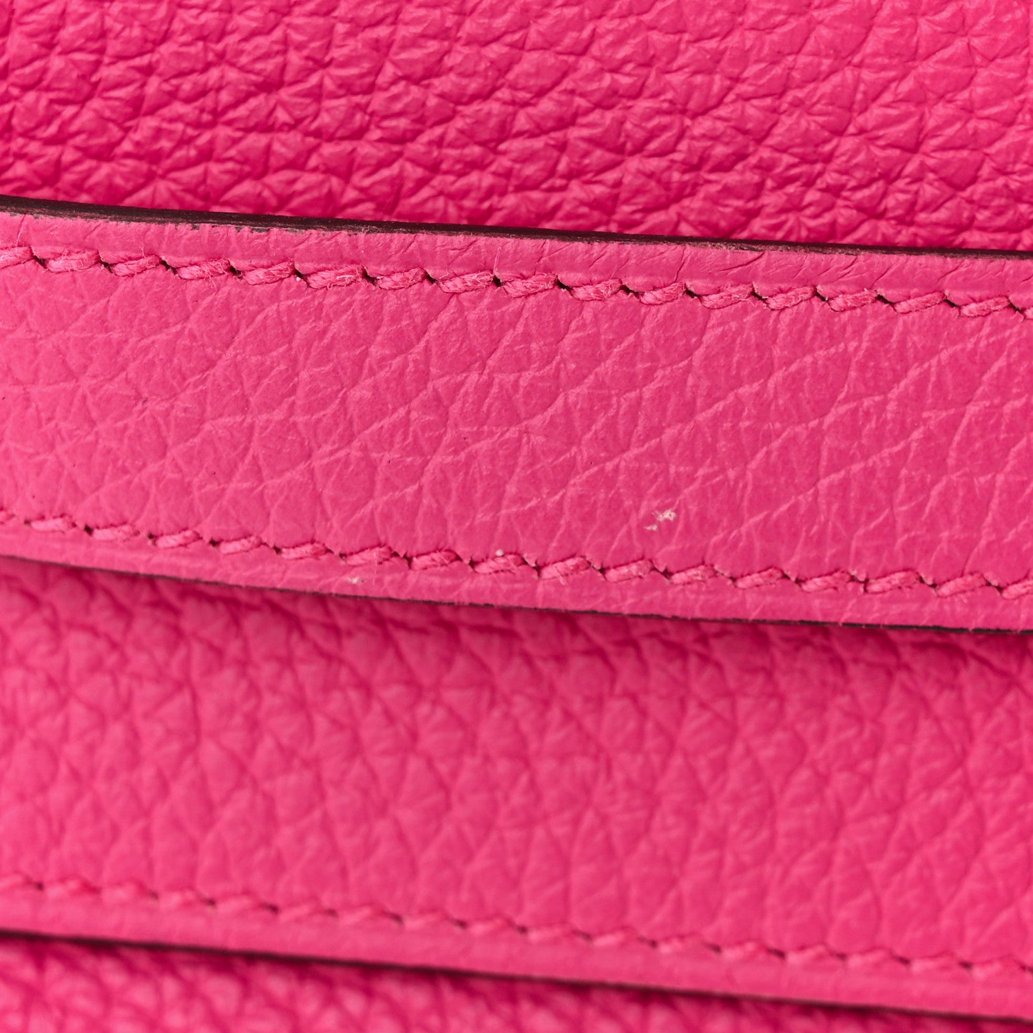 Hermes Togo Kelly Retourne 28 Rose Shocking 13 of 16