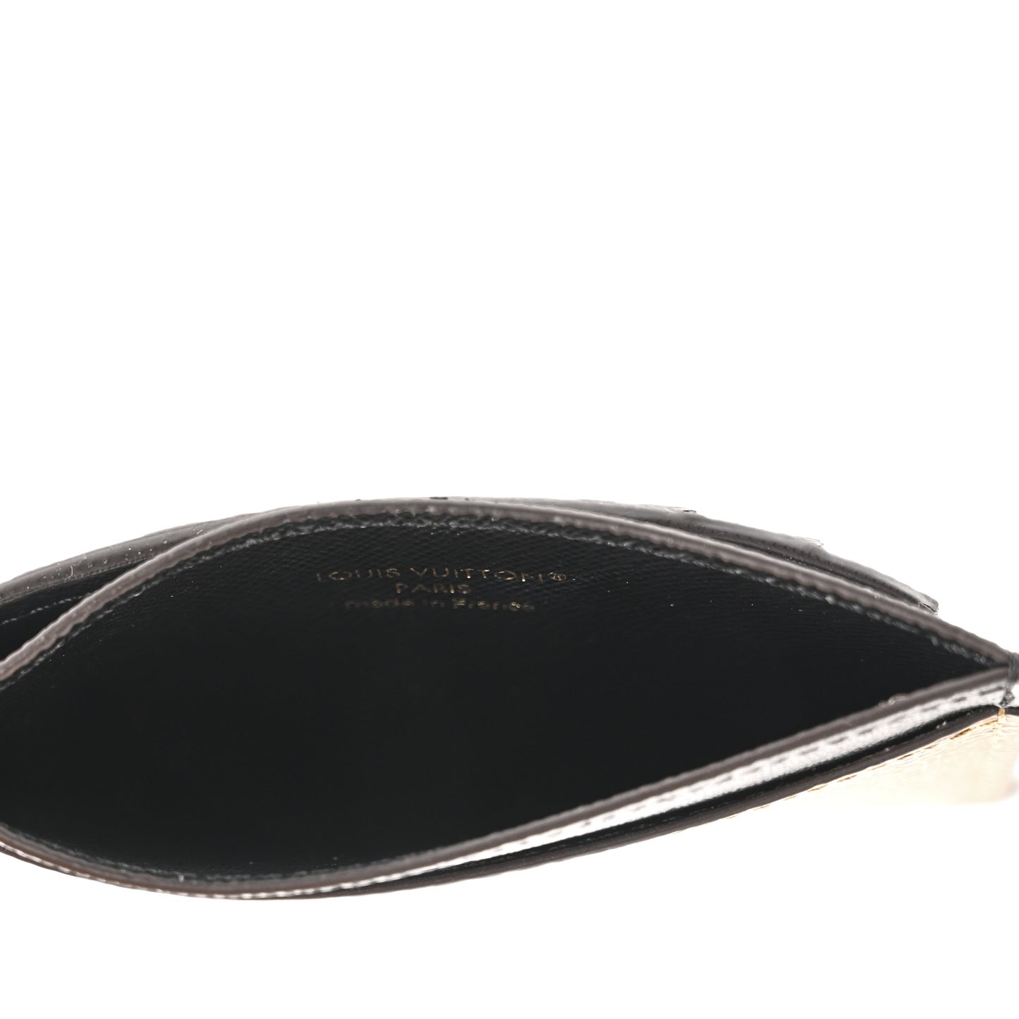 Reverse Monogram Side Up Card Holder