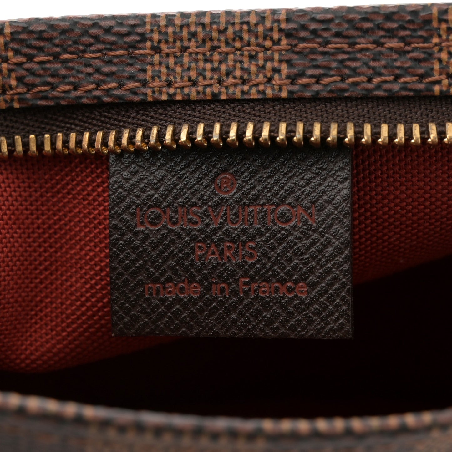 Damier Ebene Trousse Make Up Bag Pochette