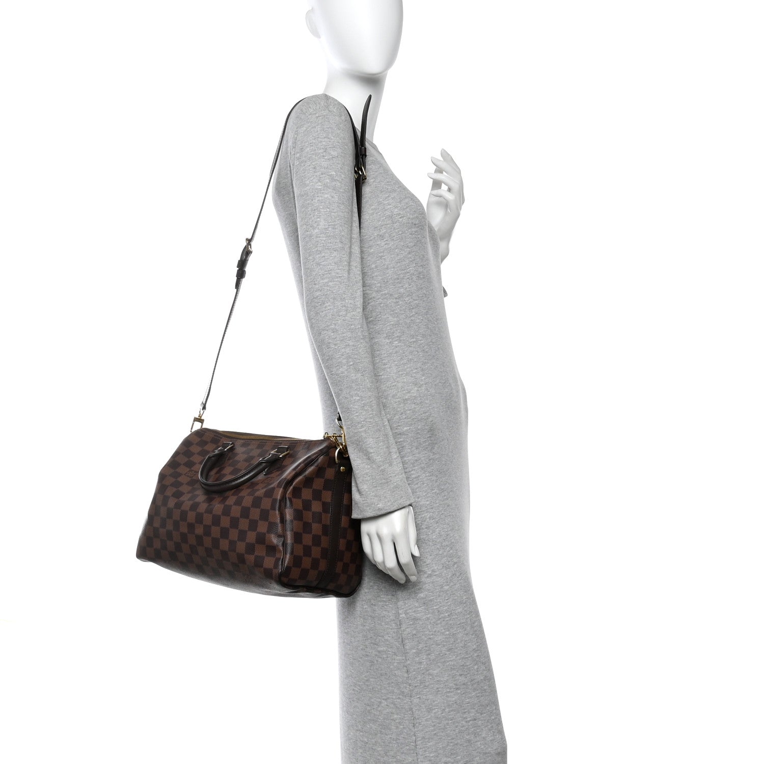 Louis Vuitton Damier Ebene Speedy Bandouliere 30 2 of 15
