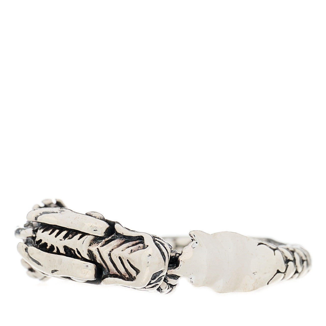 John Hardy Sterling Silver Naga Dragon Head Ring 51 5.75 4 of 7