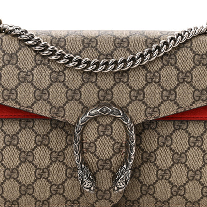 Gucci GG Supreme Monogram Small Dionysus Shoulder Bag Red 8 of 13