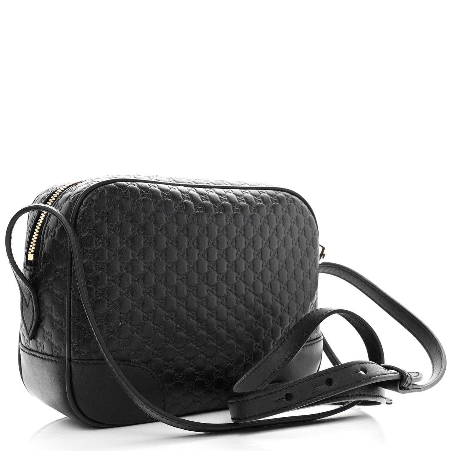 Microguccissima Mini Bree Messenger Bag Black