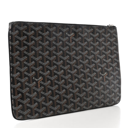 Goyard Goyardine Senat Pochette MM Black 3 of 6