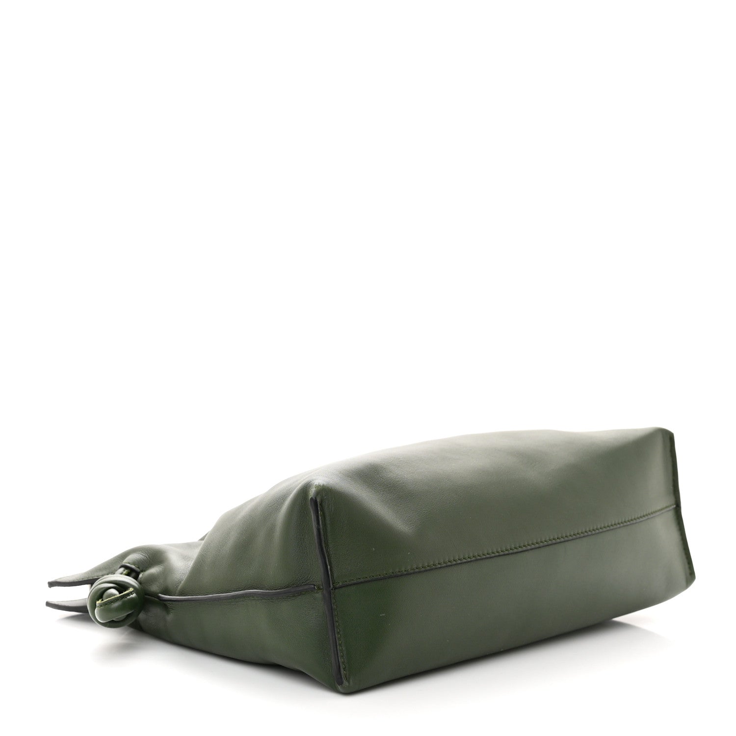 Loewe Nappa Flamenco Knot Clutch Vintage Khaki 4 of 10