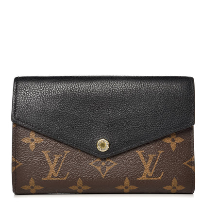 Louis Vuitton Monogram Pallas Compact Wallet Black 1 of 6