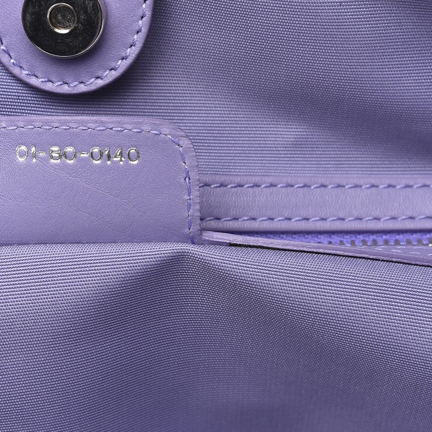 Coated Canvas Cannage Small Panarea Tote Lilac