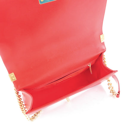 Chanel Lambskin Quilted New Medium Boy Flap Red 5 of 8