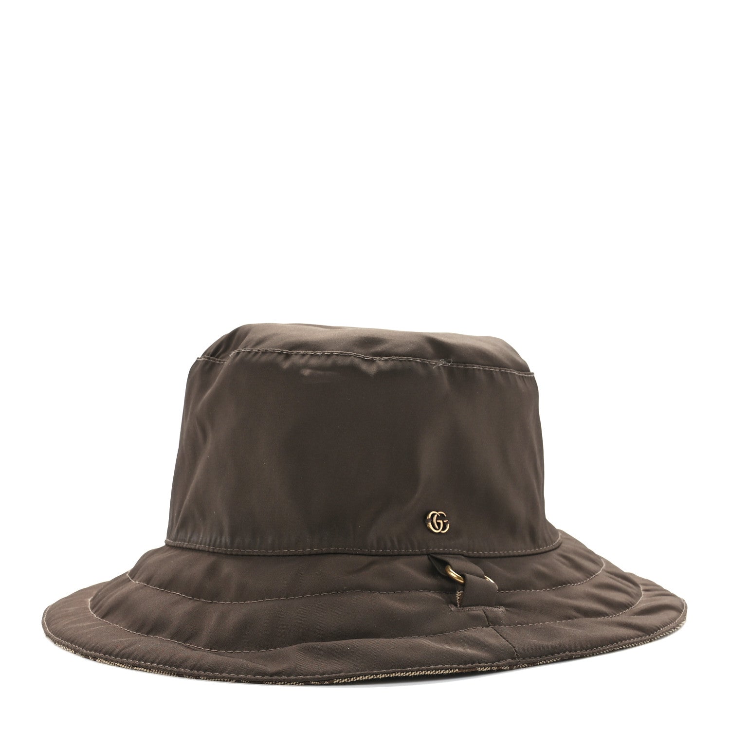 Gucci Canvas Monogram Reversible Bucket Hat Brown 9 of 14