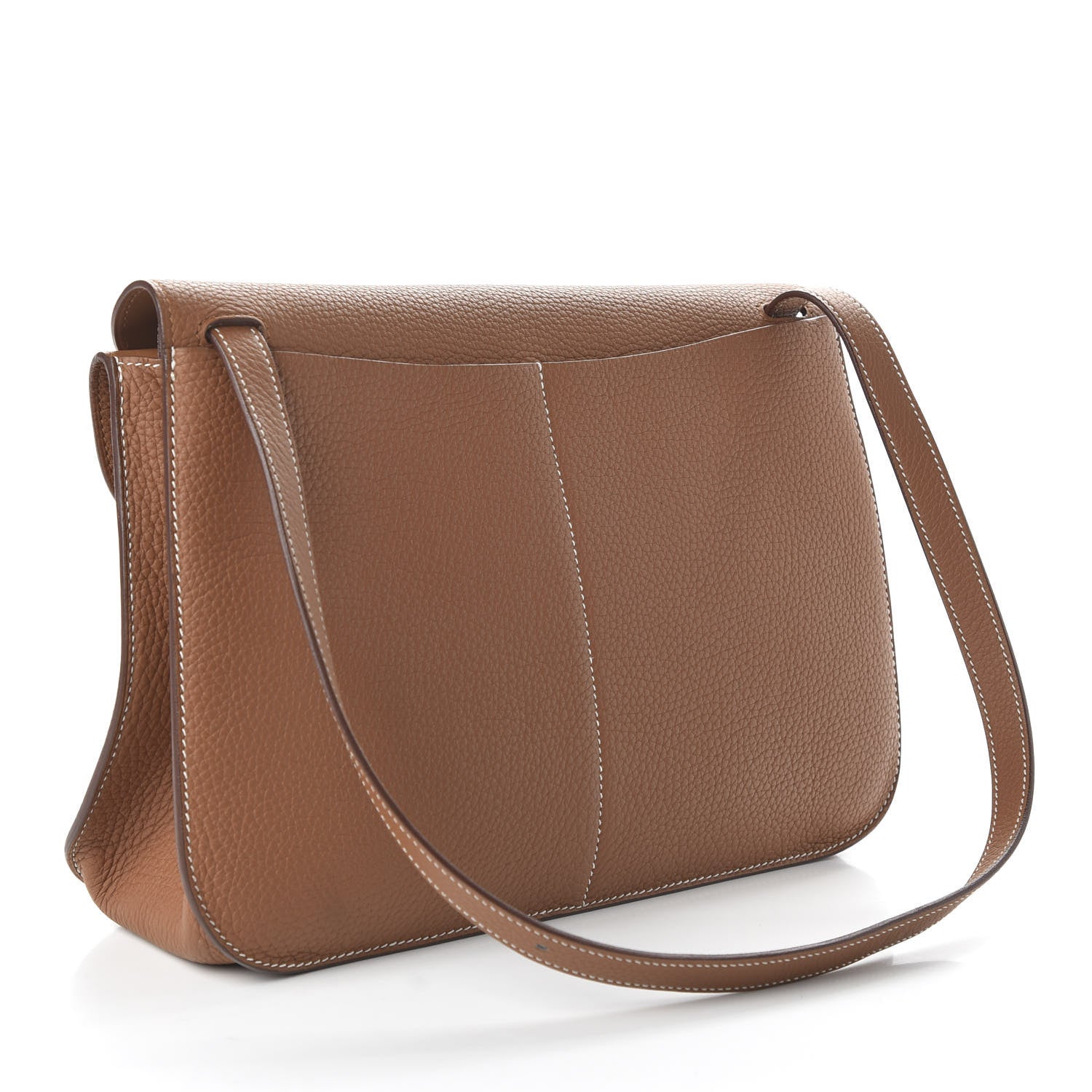 Hermes Taurillon Clemence Halzan 31 Gold 4 of 12