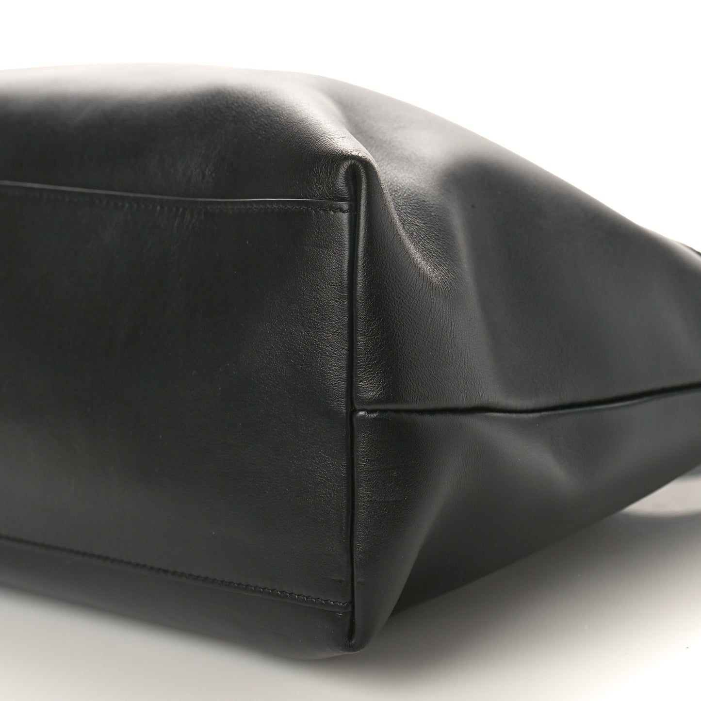 Calfskin Medium Avery Hobo Shoulder Bag Black