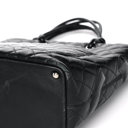 Chanel Calfskin Quilted Medium Cambon Tote Black 11 of 15