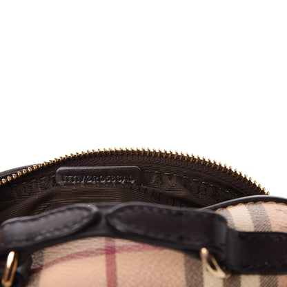 Burberry Haymarket Check Pouch Chocolate 9 of 12