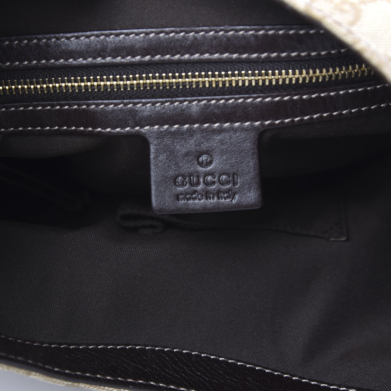 Gucci Monogram Horsebit Web Hobo Brown 5 of 11