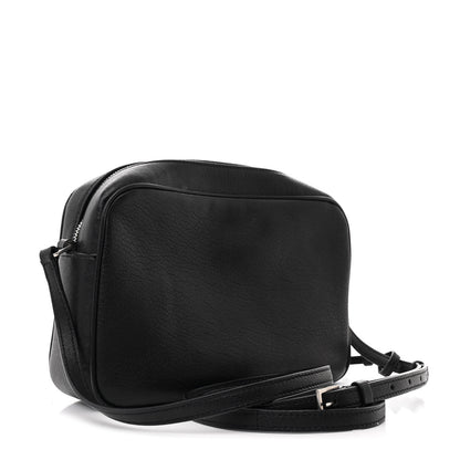 Saint Laurent Lambskin Monogram Small Lou Camera Bag Black 3 of 10