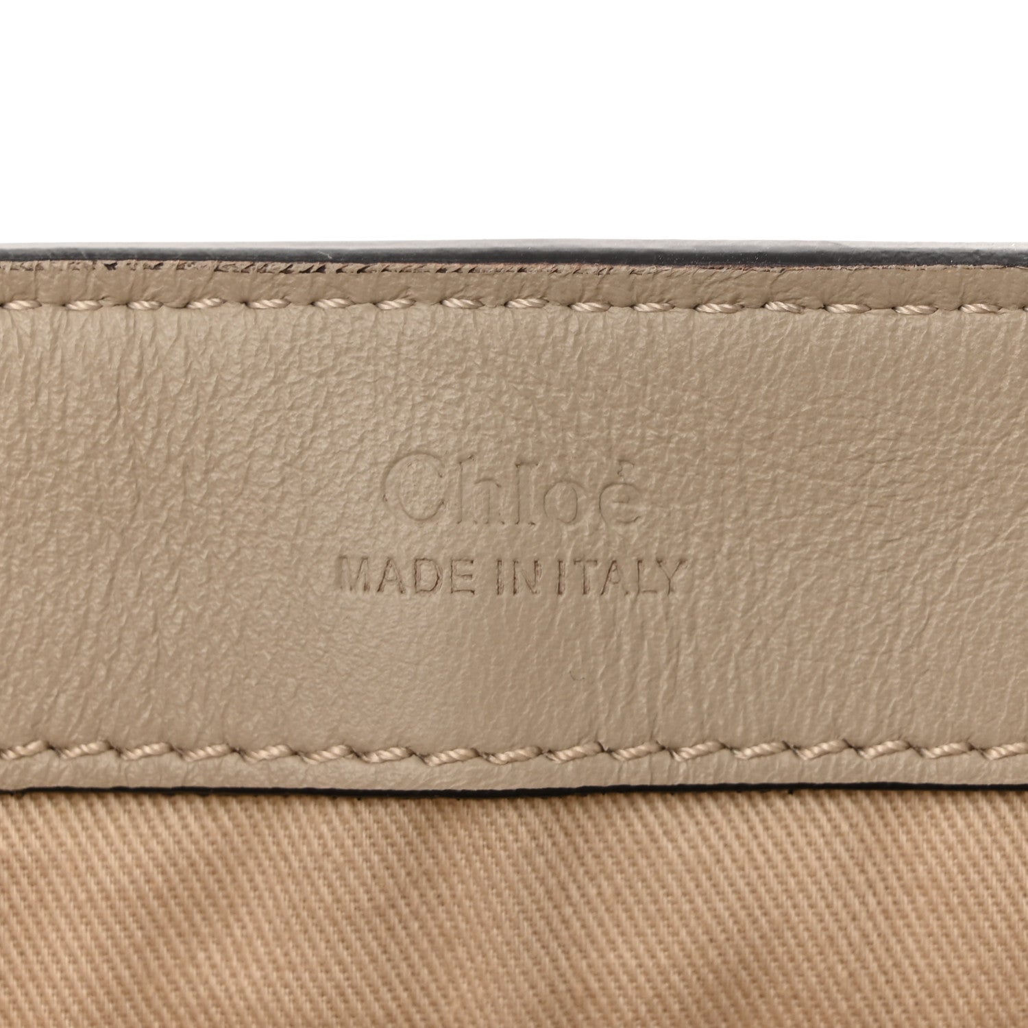 Chloe Smooth Calfskin Little Horses Embroidered Small Faye Day Shoulder Bag Pastel Grey 6 of 10