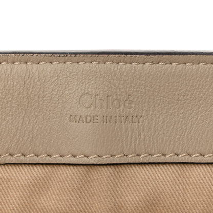 Chloe Smooth Calfskin Little Horses Embroidered Small Faye Day Shoulder Bag Pastel Grey 6 of 10