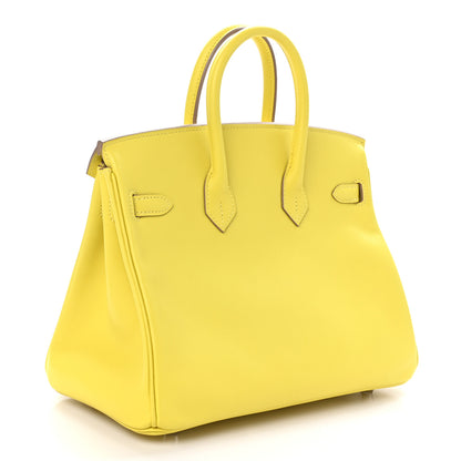 Hermes Swift Birkin 25 Lime 3 of 12
