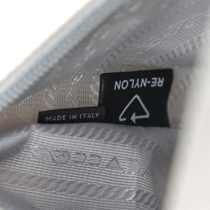 Prada Tessuto Nylon Mini Re-Edition 2000 Bag Fiordaliso 7 of 12