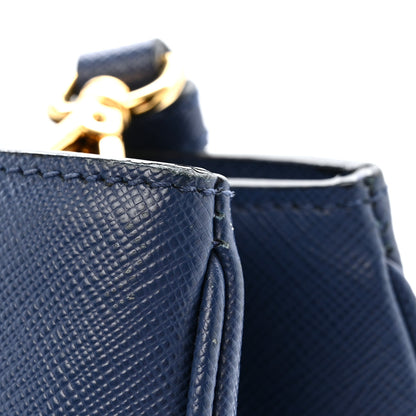 Prada Saffiano Lux Medium Tote Bluette 12 of 14