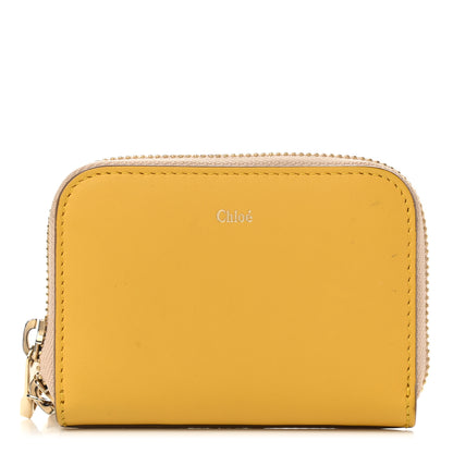 Chloe Lambskin Baylee Zip Around Card Holder Wallet Desert Island Sunray 1 of 8