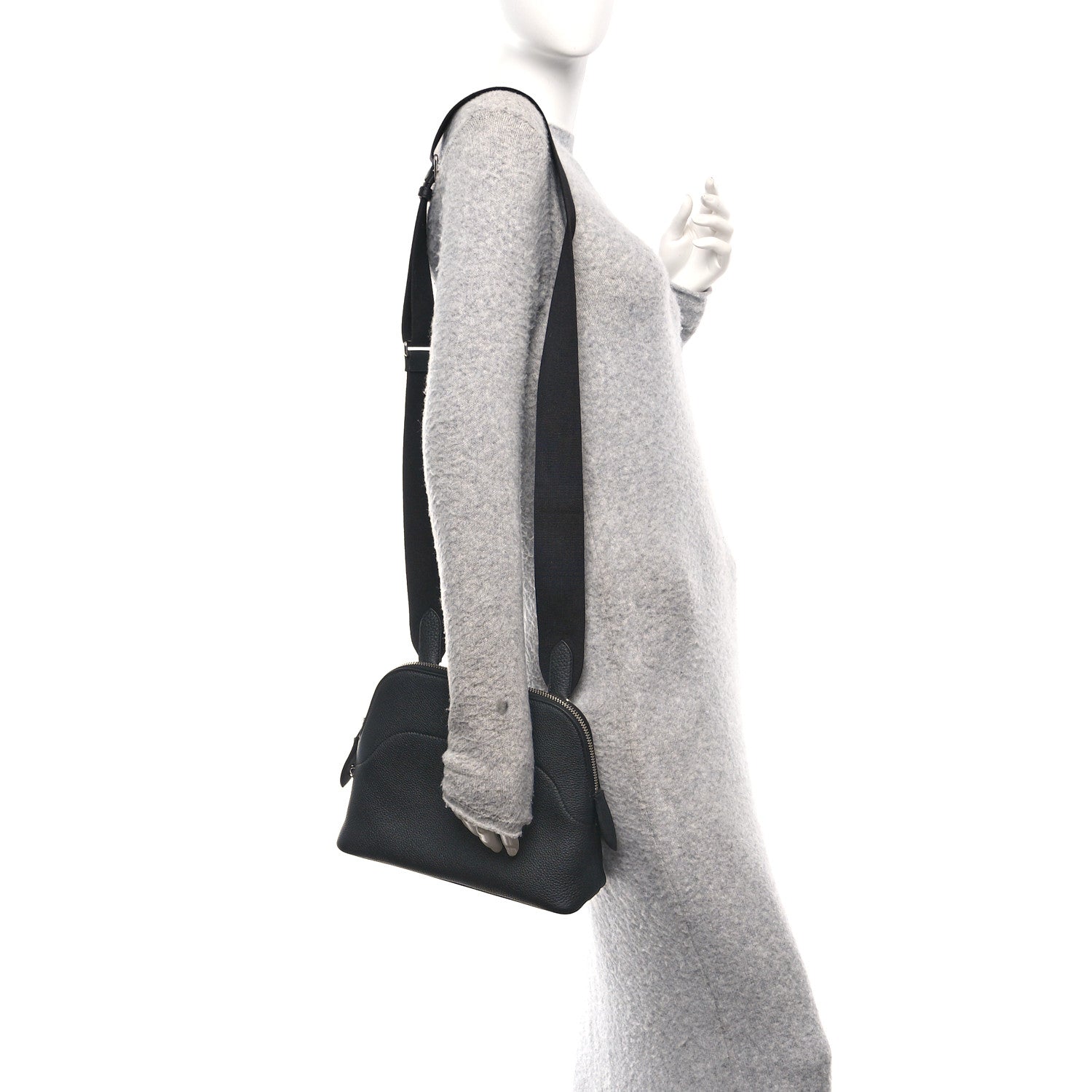 Hermes Togo Bolide Messenger Bag Black 2 of 11