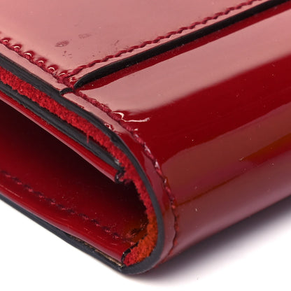 Gucci Patent Romy Clutch Red 7 of 11