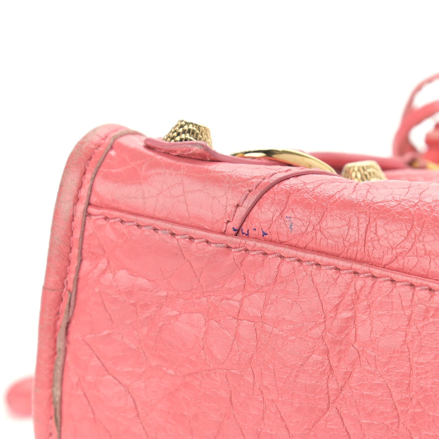 Balenciaga Agneau Giant 12 Gold Hardware Mini City Rose Jaipur 11 of 14