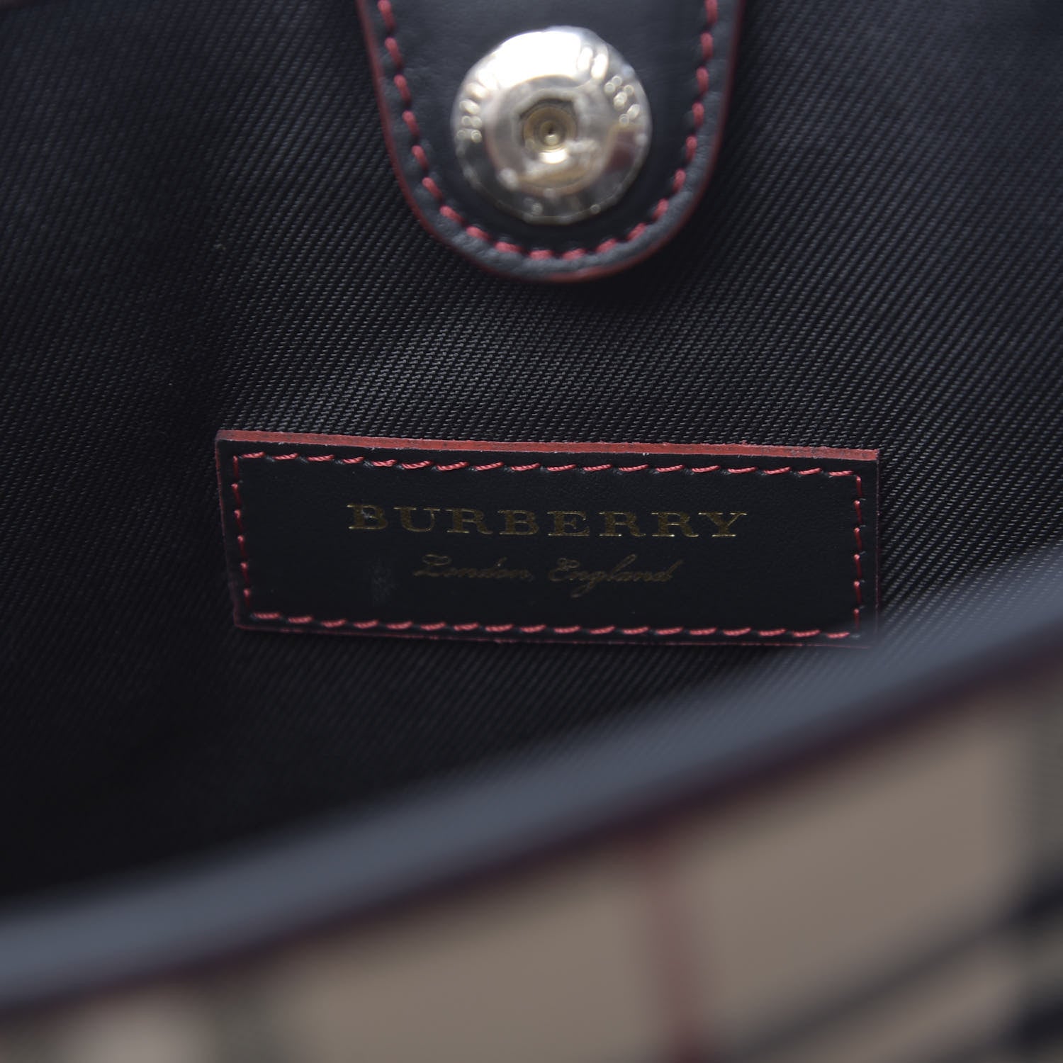 Burberry Horseferry Check Medium Ballingdon Tote Honey Black 10 of 13