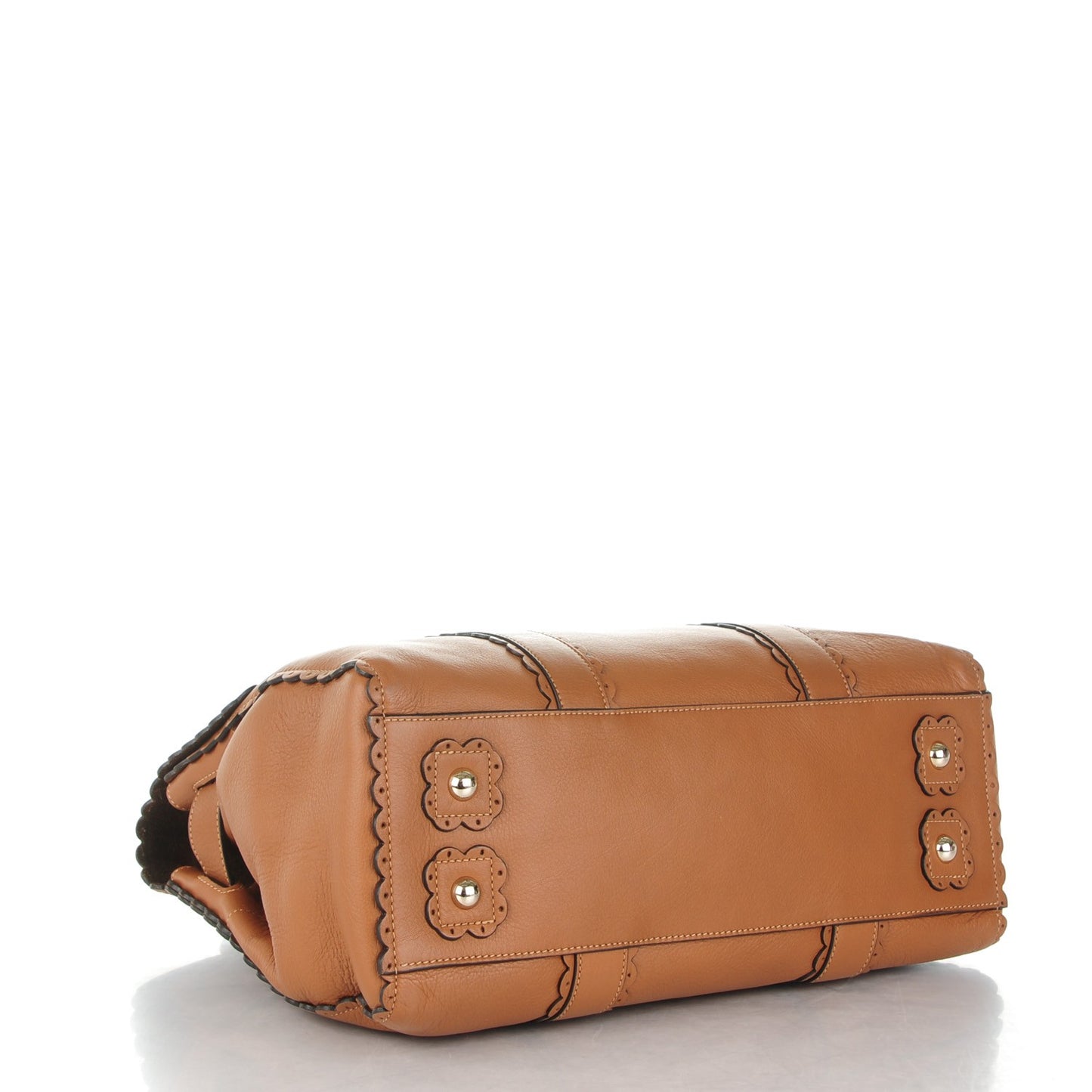 Soft Matte Leather Cookie Bayswater Satchel Oak