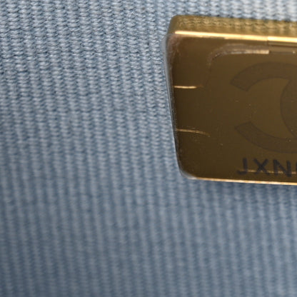 Chanel Lambskin Quilted Trendy CC Wallet On Chain WOC Light Blue 8 of 13