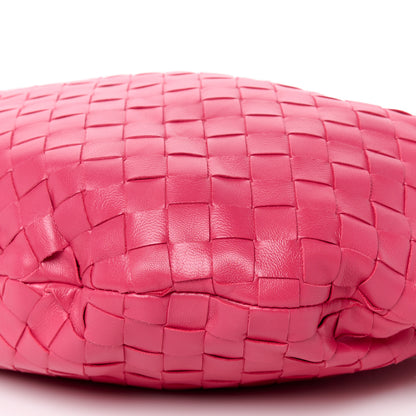 Bottega Veneta Nappa Intrecciato Teen Jodie Hobo Cranberry 10 of 10