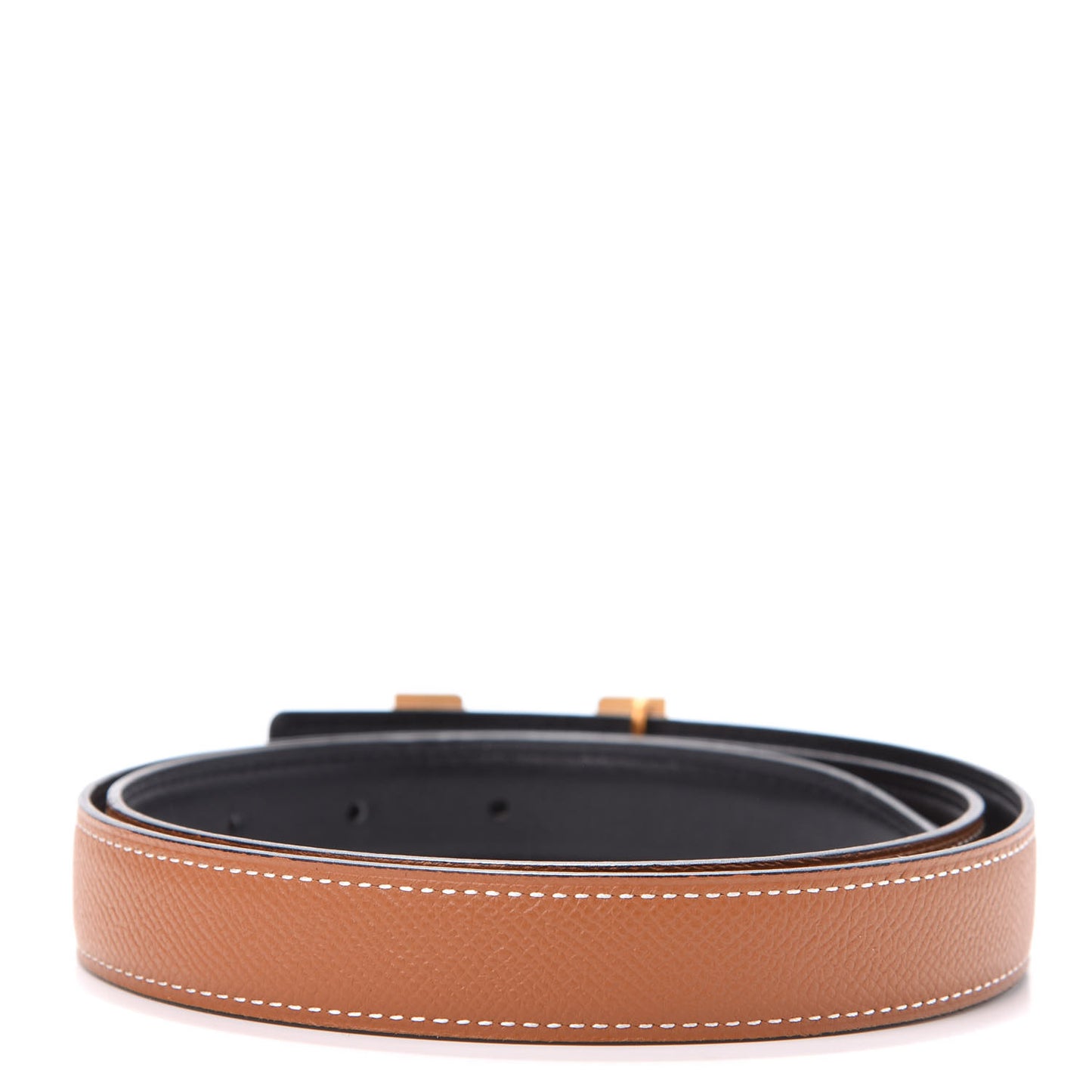 Epsom Swift 24mm Mini Constance Belt 85 Black Gold