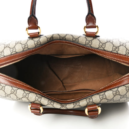 Gucci GG Supreme Monogram Medium Boston Beige Cuir 5 of 26