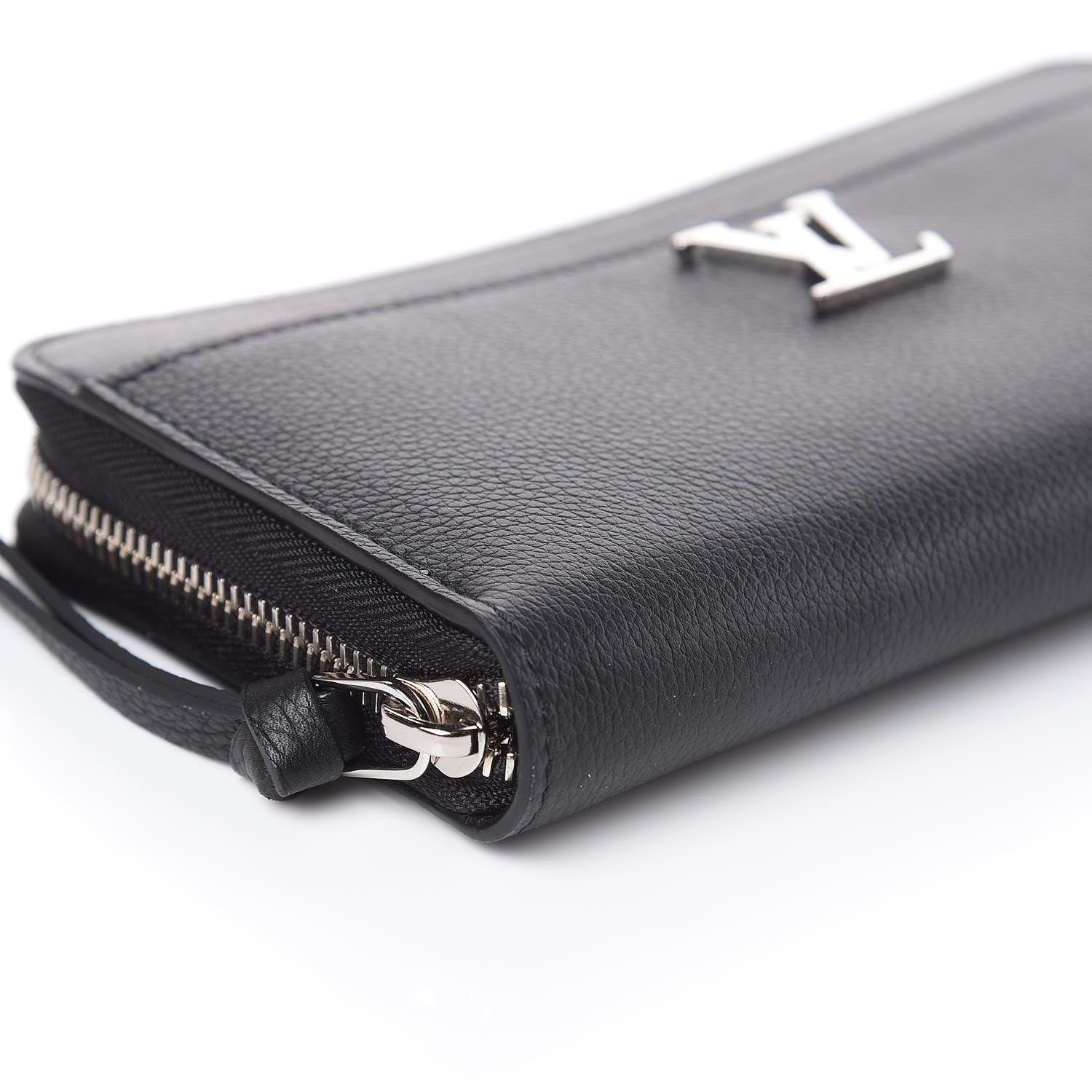 Louis Vuitton Calfskin Zippy Lockme Wallet Black 8 of 13