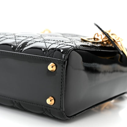 Christian Dior Patent Cannage Mini Lady Dior Black 10 of 10