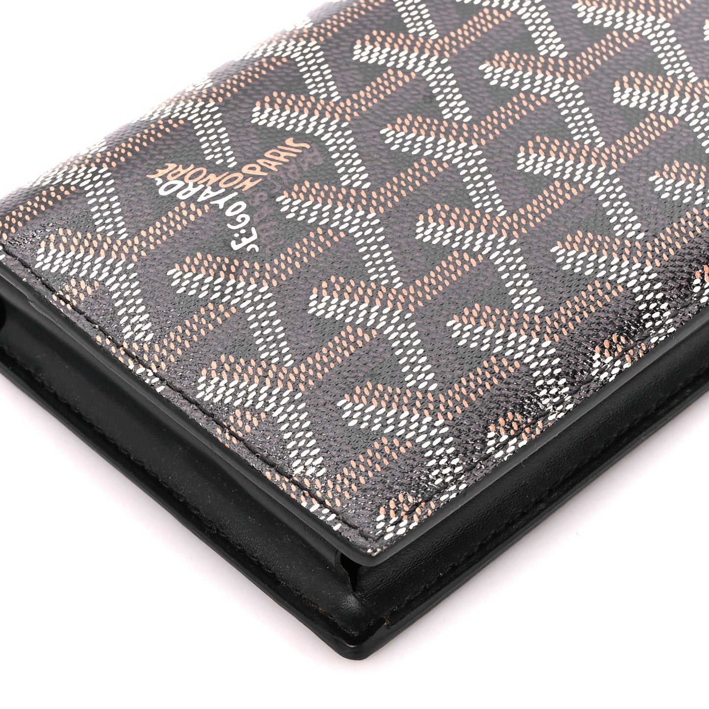 Goyardine Saint-Lambert Wallet Black Gold