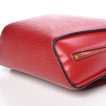 Louis Vuitton Epi Mabillon Backpack Castillan Red 8 of 15