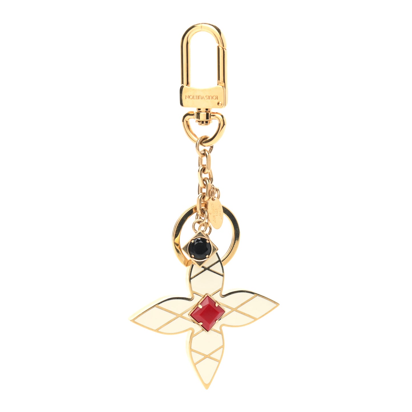 Malletage Flowers Bag Charm Key Holder