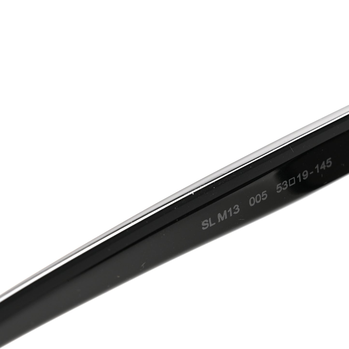 Square Acetate SLM13 Sunglasses Black